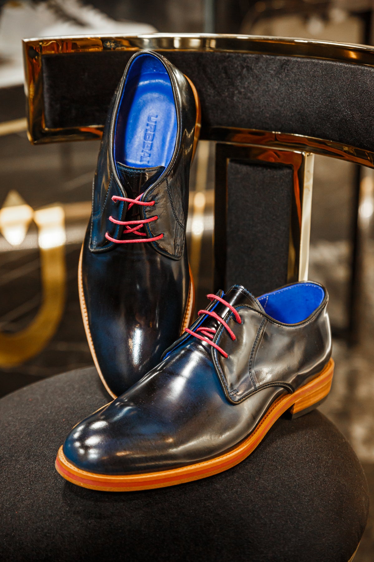 The Wellington Shoes - Navy - Shoes by Urbbana - Fashion-Forward Men