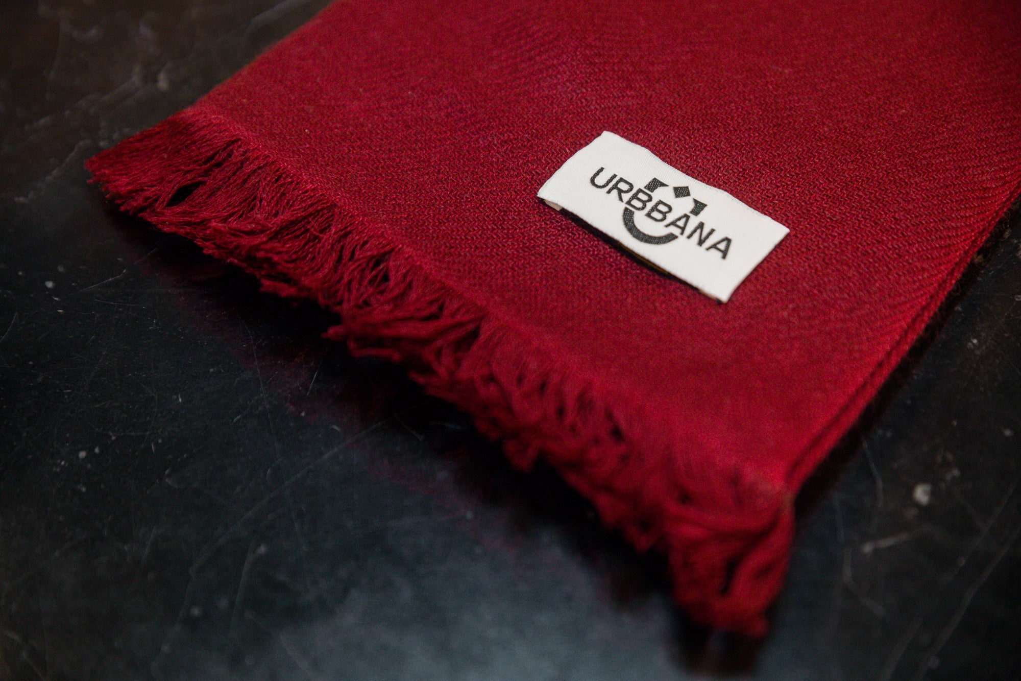 Cashmere/Silk Blend Scarf - Red - Scarf by Urbbana