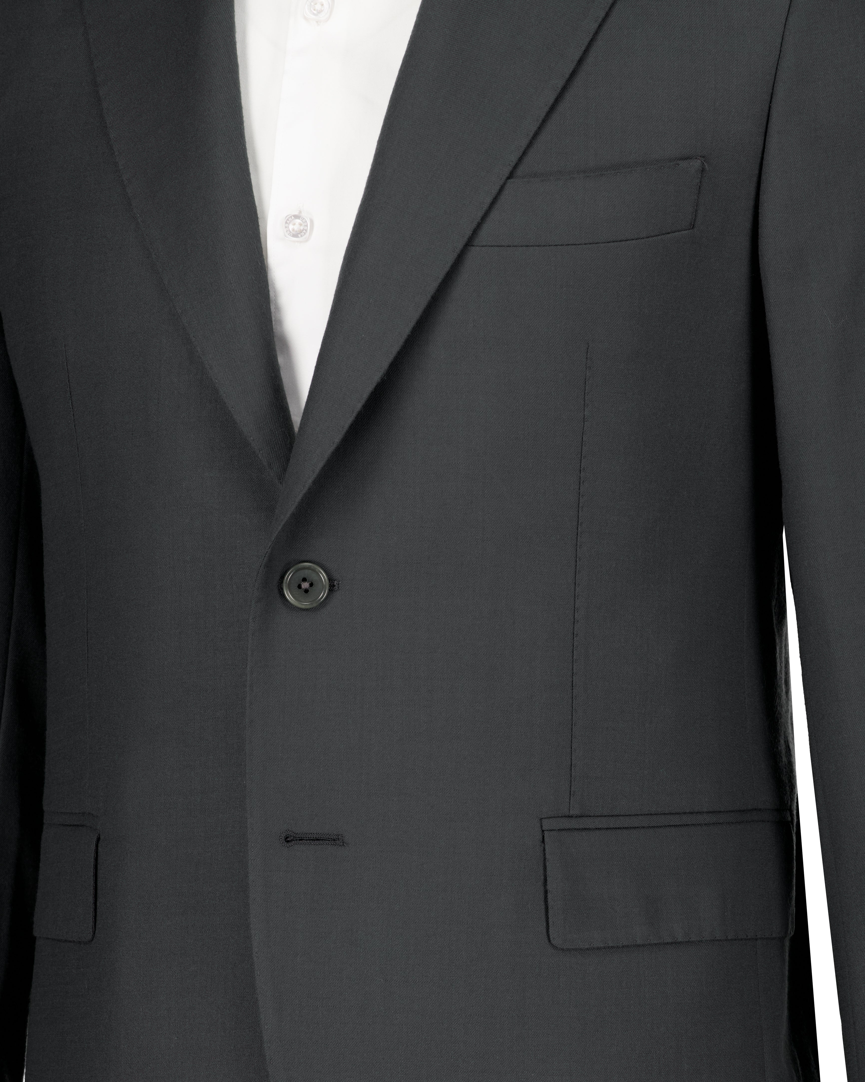 Pietro Zegna Cloth Suit - Dark Charcoal - Made in Italy