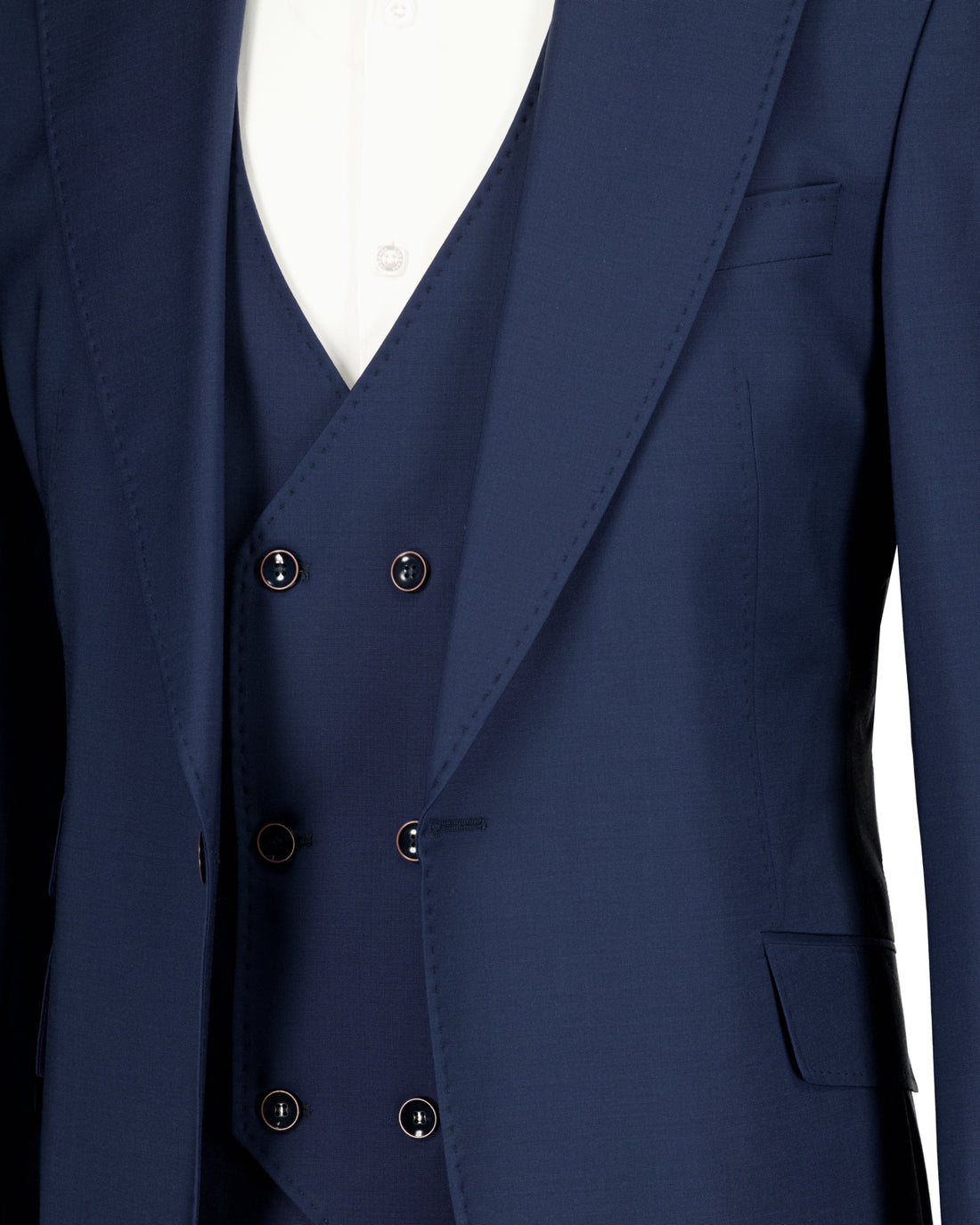 Zannet Single Breasted Suit - Navy - Suit by Urbbana