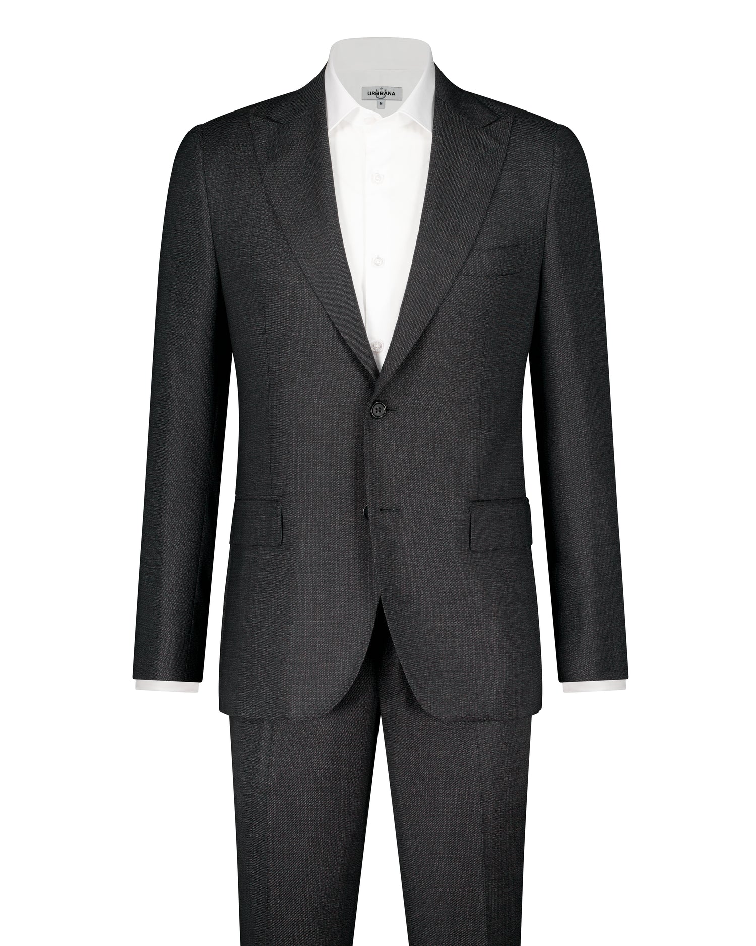 Marco Zegna Cloth Suit - Dark Charcoal - Made in Italy - Suit by Urbbana