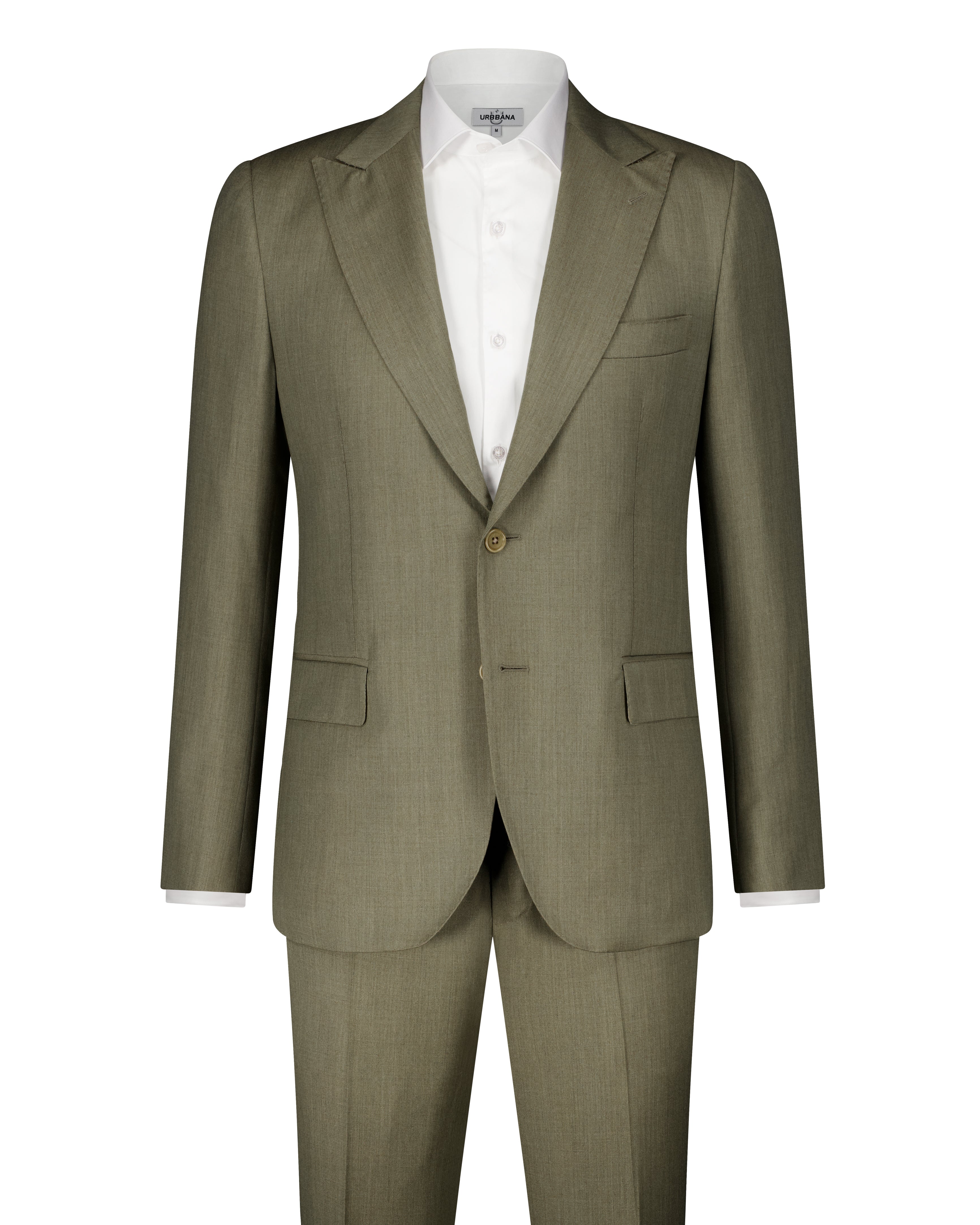 Giovanni Zegna Cloth Suit - Olive - Handcrafted  Suit 