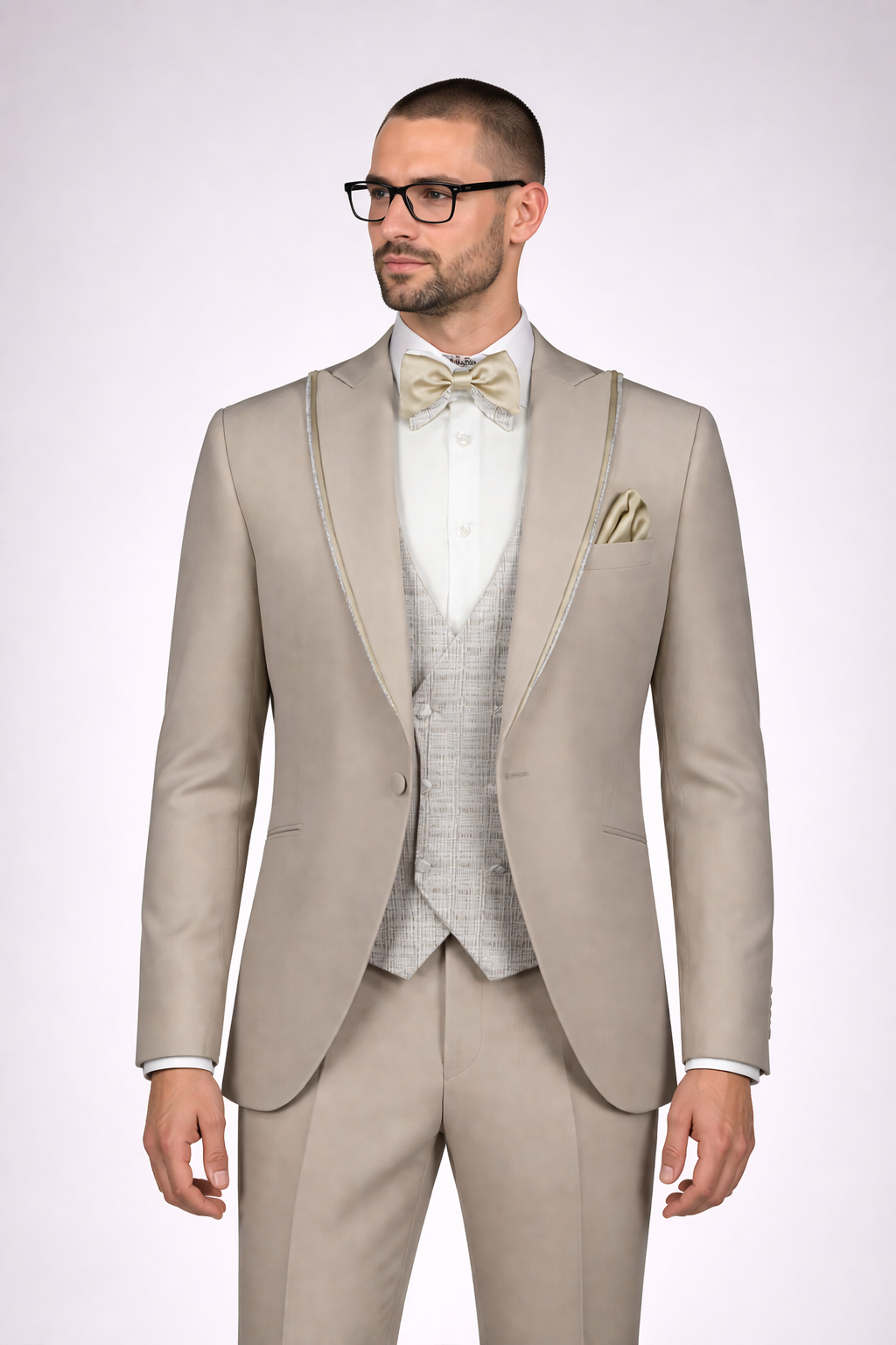 The Sirin Sand Ceremonial 3pc Suit - Sand