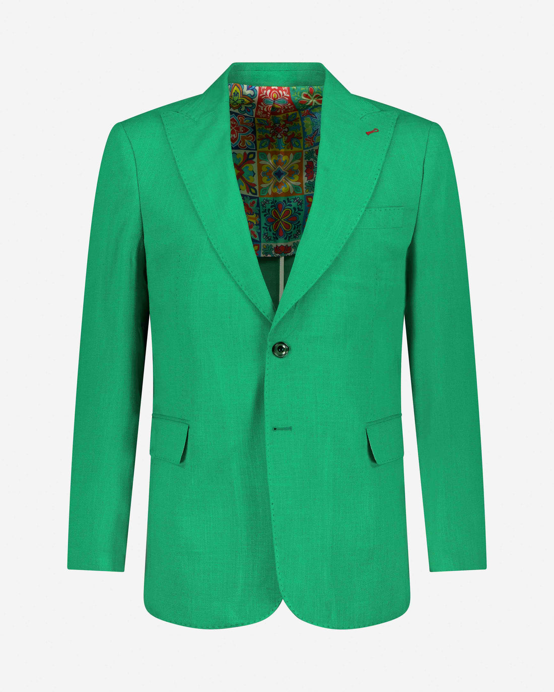 The Etreta Linen Jacket - Green - Stylish Formal Wear by Urbbana