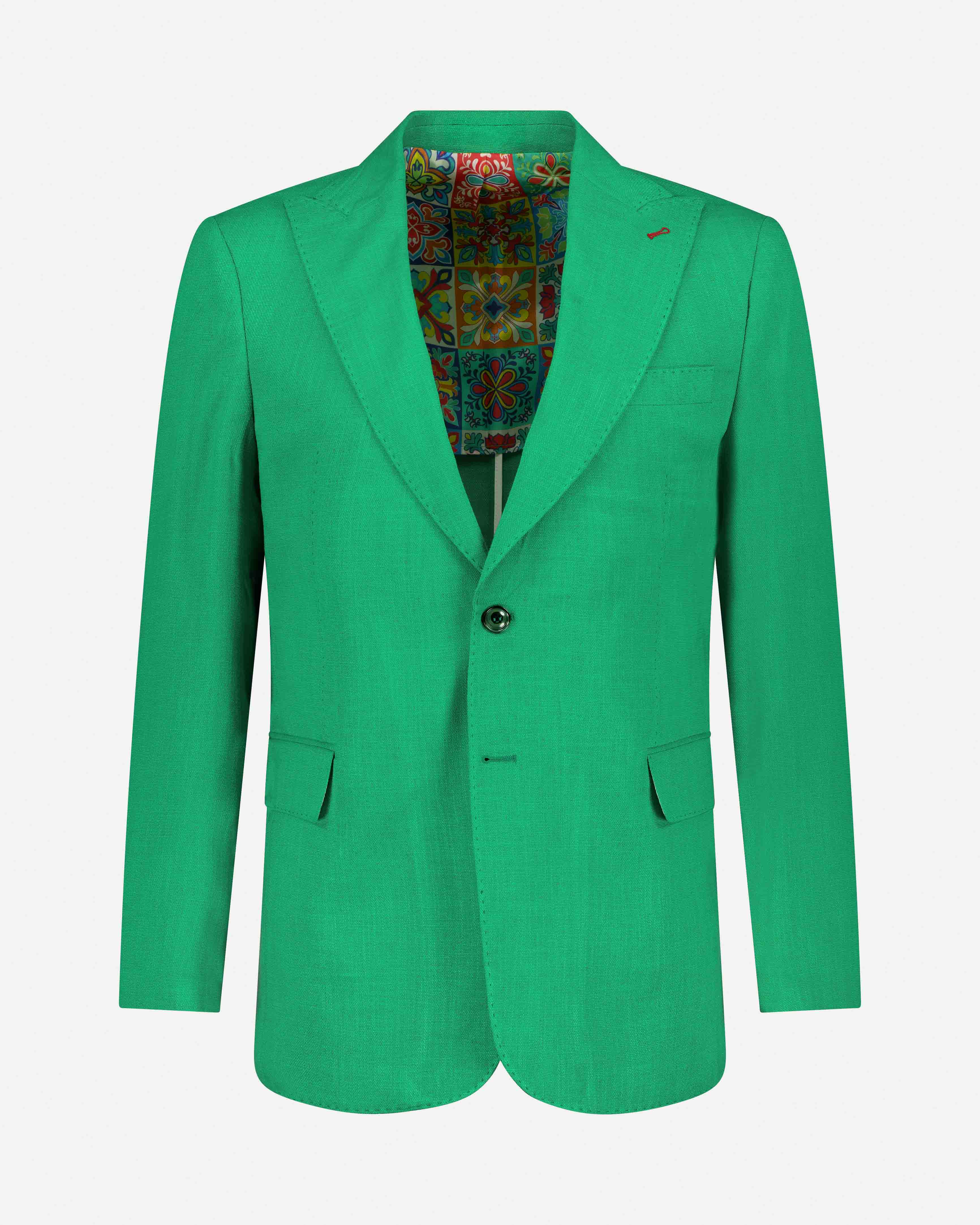 The Etreta Linen Jacket - Green