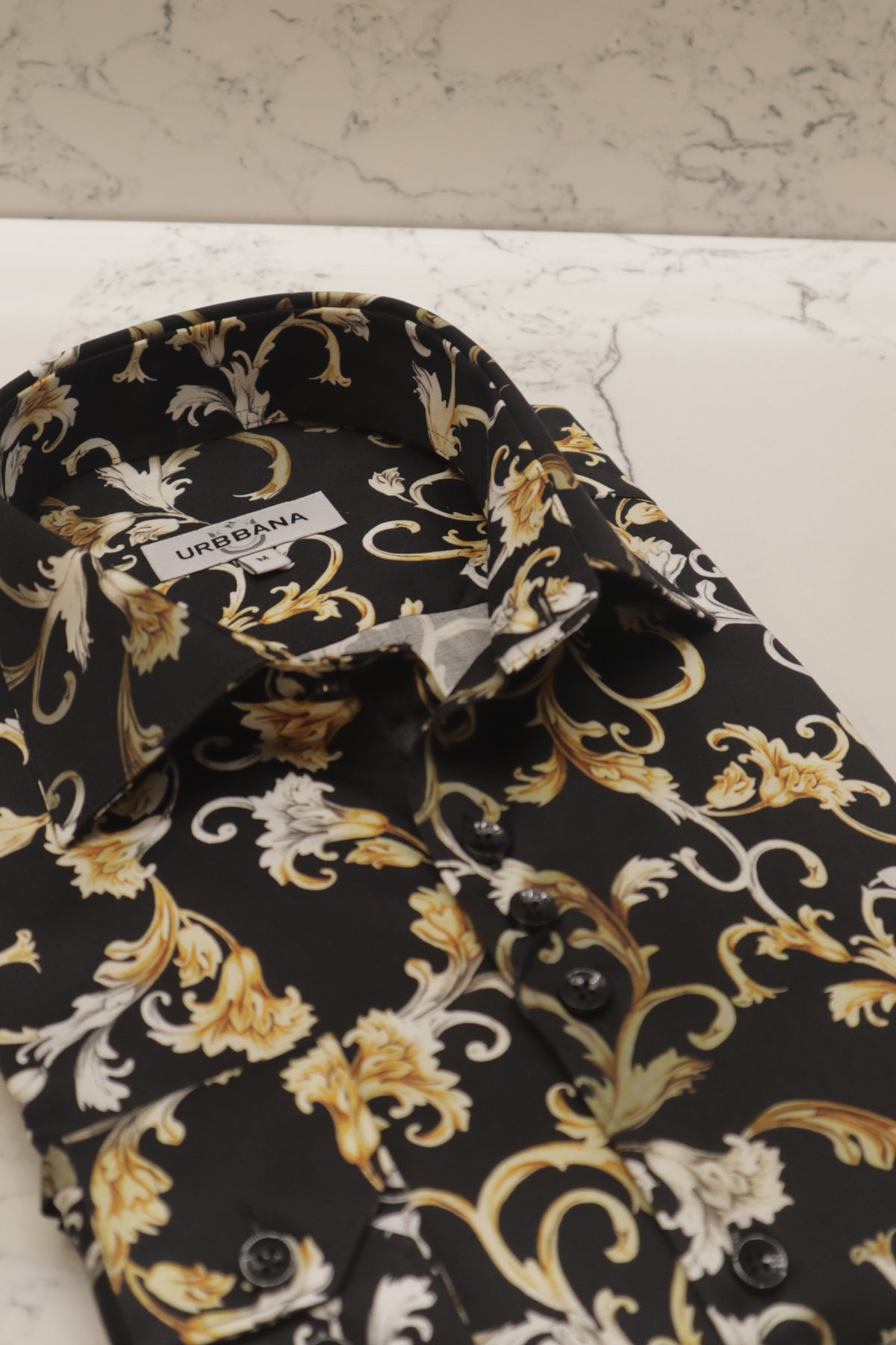 Elegant Men’s Floral Odyssey Shirt 