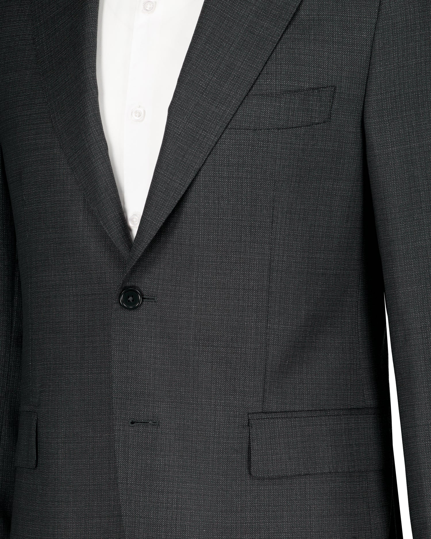 Marco Zegna Cloth Suit - Dark Charcoal - Handmade Zegna Cloth Suit