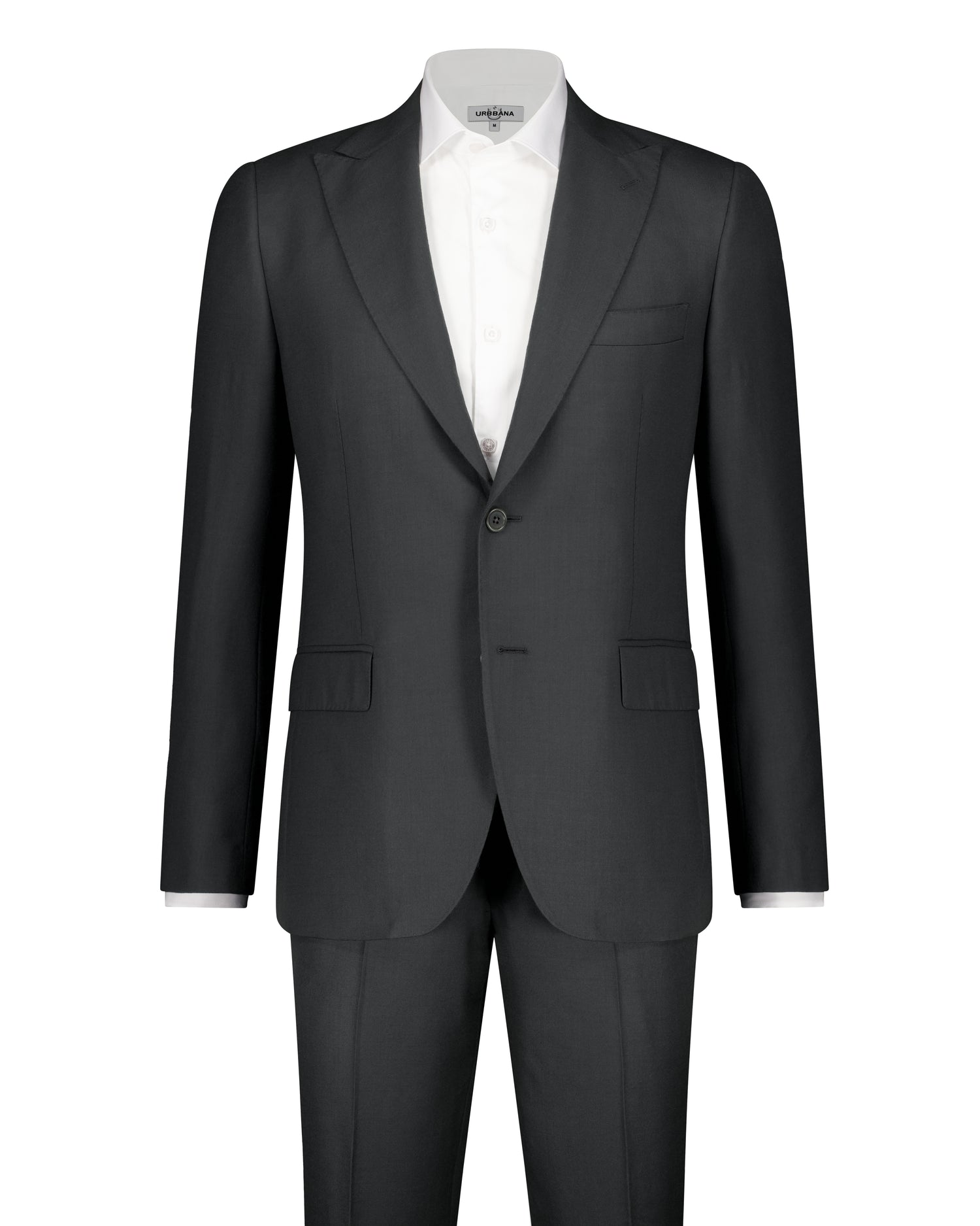 Pietro Zegna Cloth Suit - Dark Charcoal - Handmade Zegna Cloth Suit