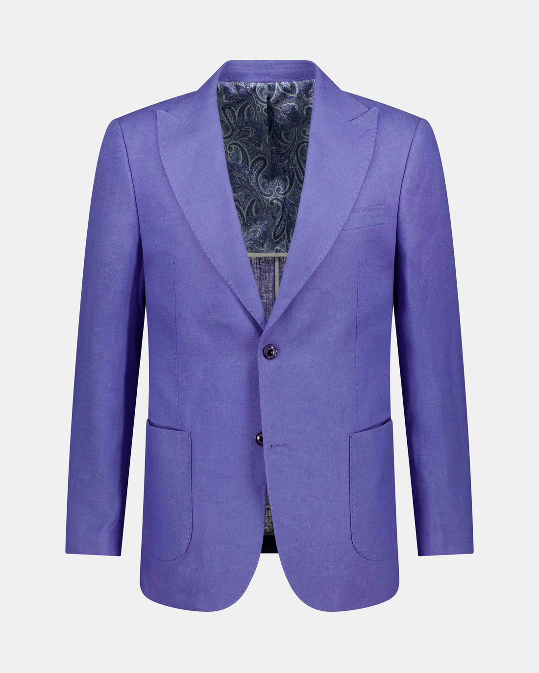 The Etreta Linen Jacket - Lilac Purple - by Urbbana