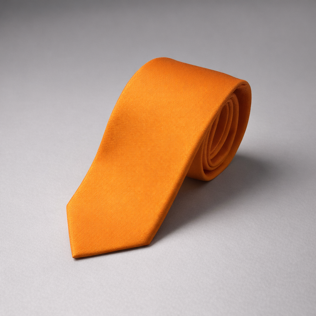 The Ascot Tie - Deep Orange