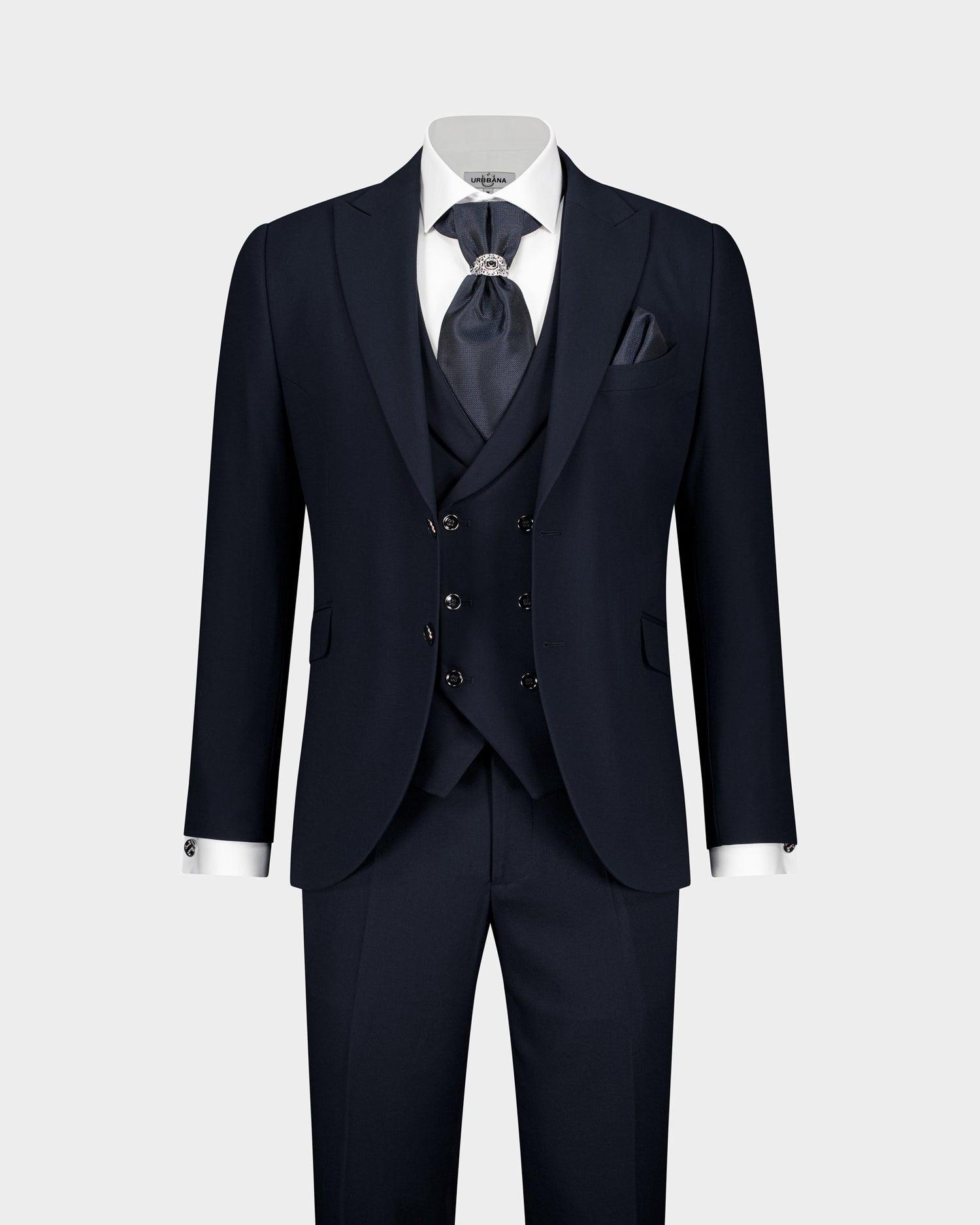 The Caladrius Ceremonial 3pc suit- Navy