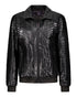 Python Leather Jacket - Black - Leather Jacket by Urbbana