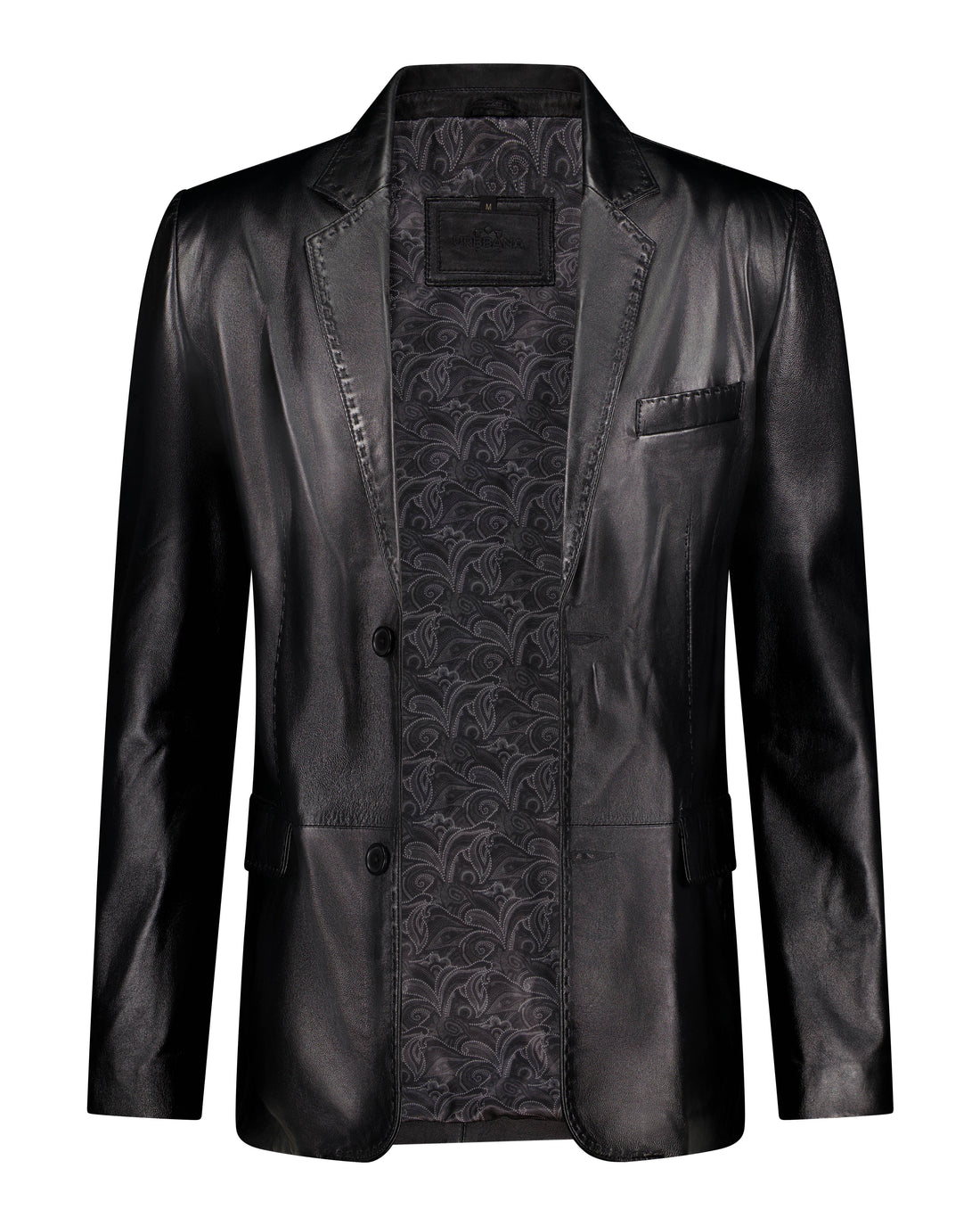 De Niro - Black Leather Blazer - Elegant Gentleman’s Leather Jacket