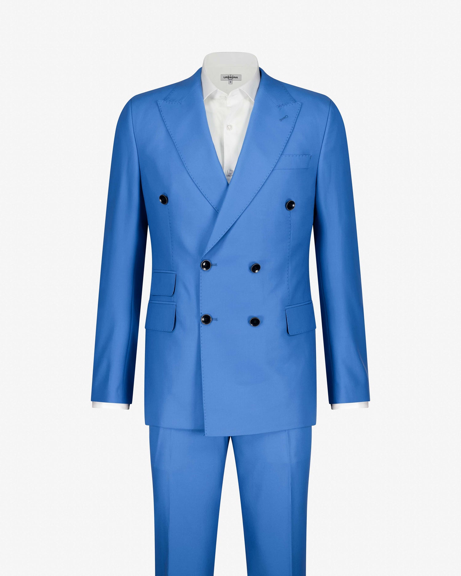 Bogart Double Breasted Suit - Sax Blue