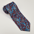 The Venezia Tie - silk tie laid flat on light grey background