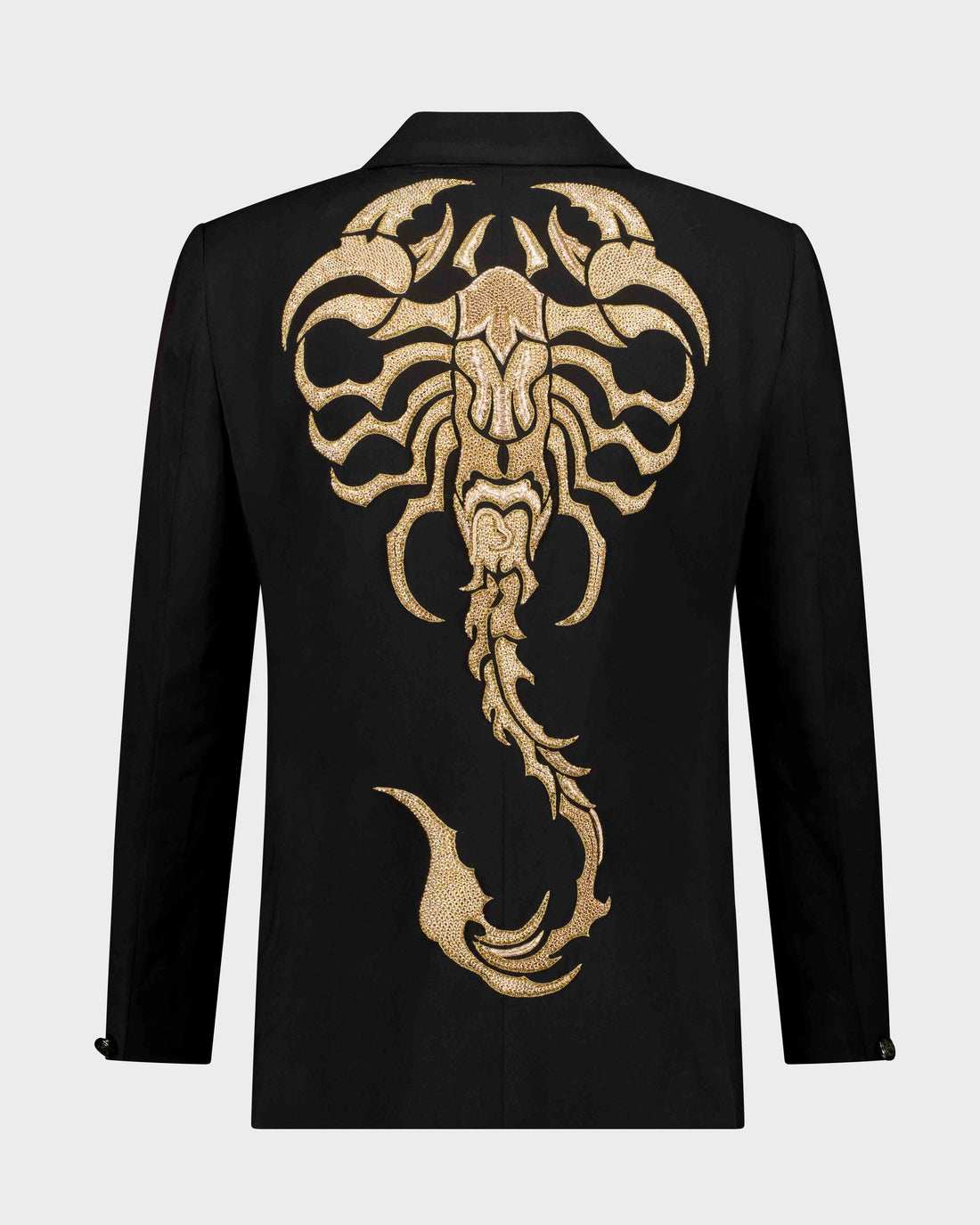 Scorpion Jacket - Black & Gold - Luxury Event Jackets