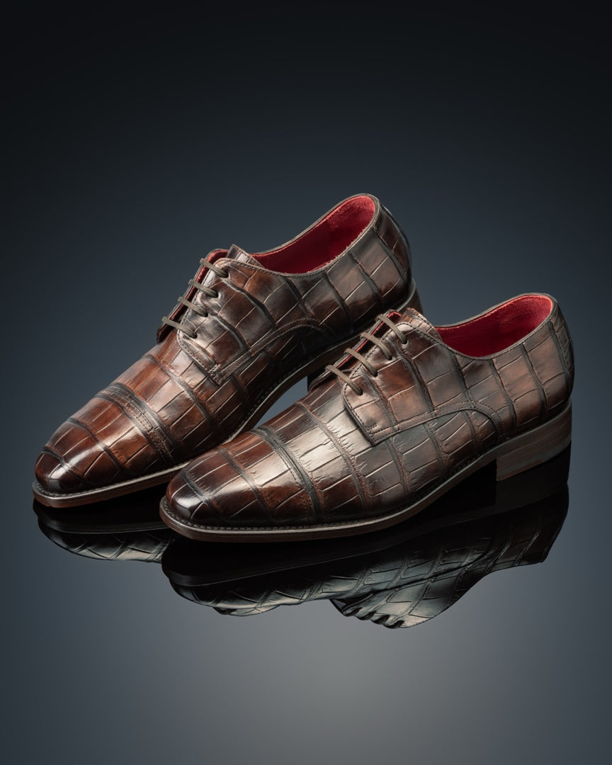 Alligator - Dress Shoes - Shoes by Urbbana - Exquisite Leather