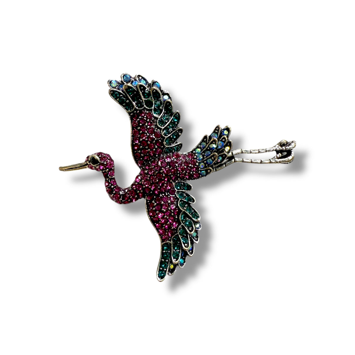 URBBANA embellished lapel pin.