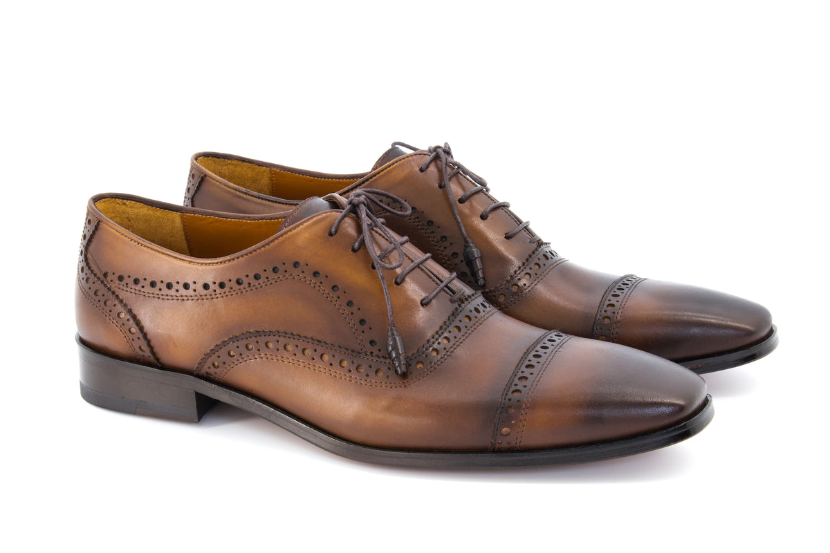 Fraser Brogue Dress Shoes -High-End Handmade Shoes by Urbbana
