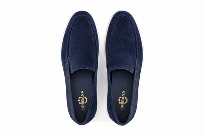 URBBANA Caspian Loafer Blue, bird’s-eye pair.
