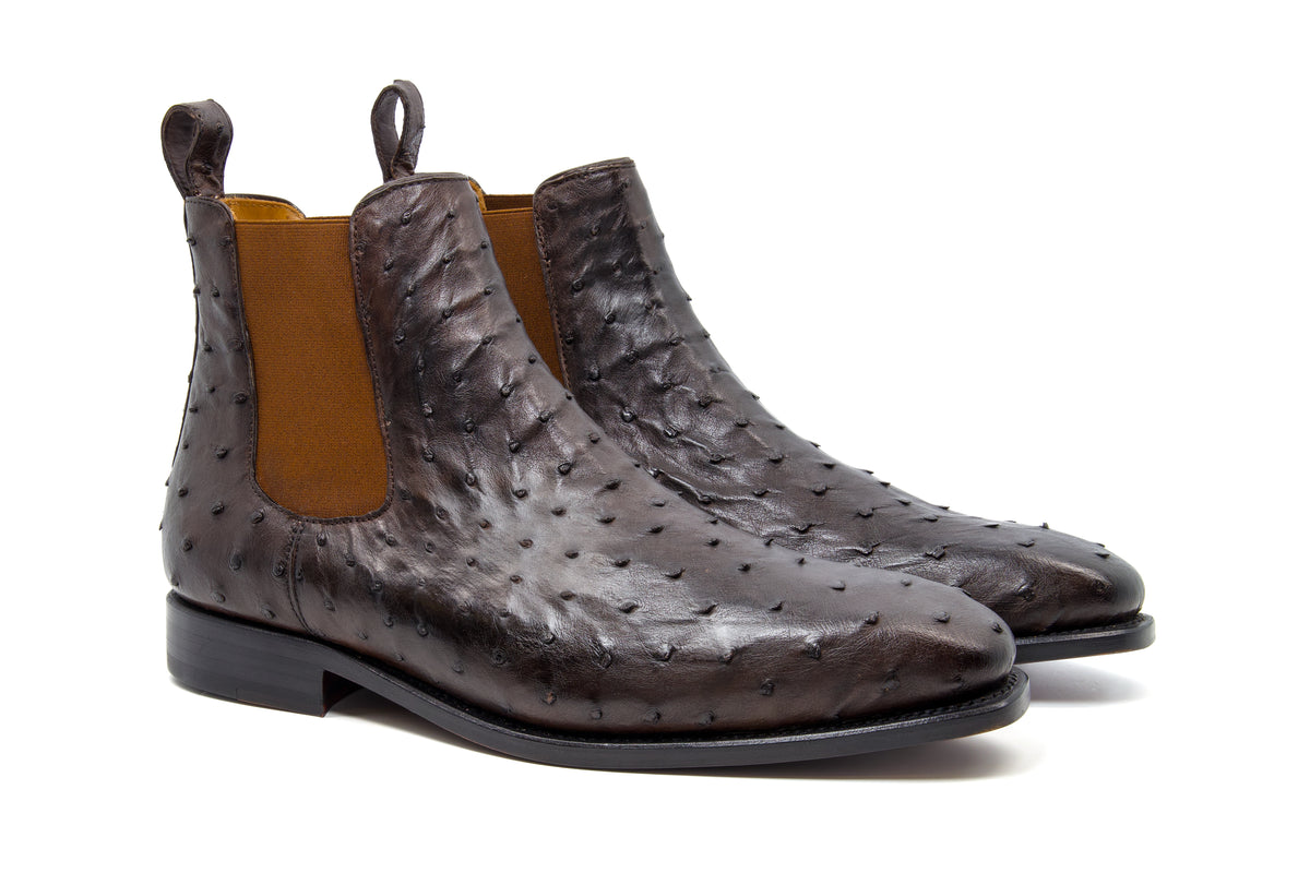 Ostrich - Boots - URBBANA Handcrafted Luxury Boot Collection