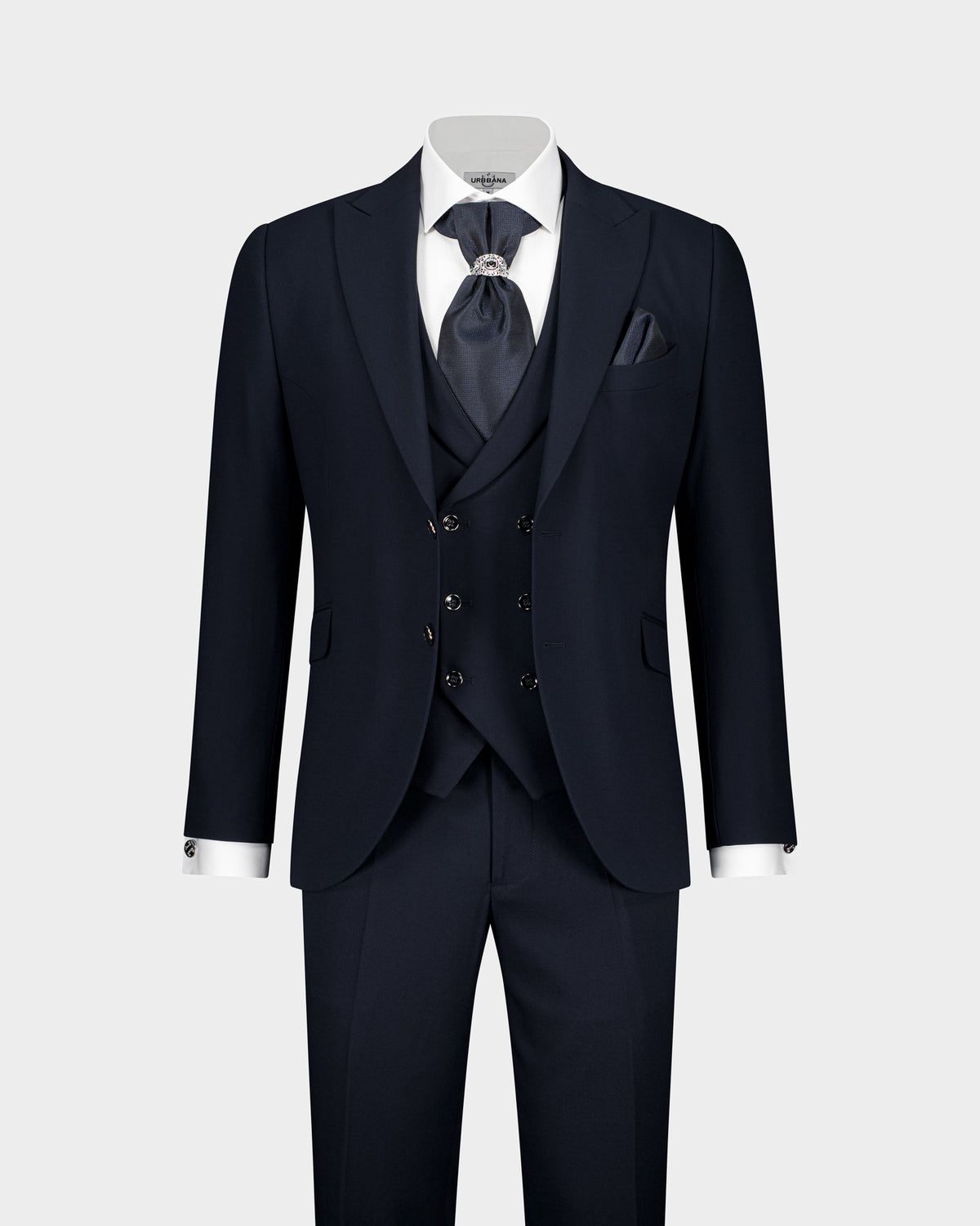 URBBANA suit collection photograph.