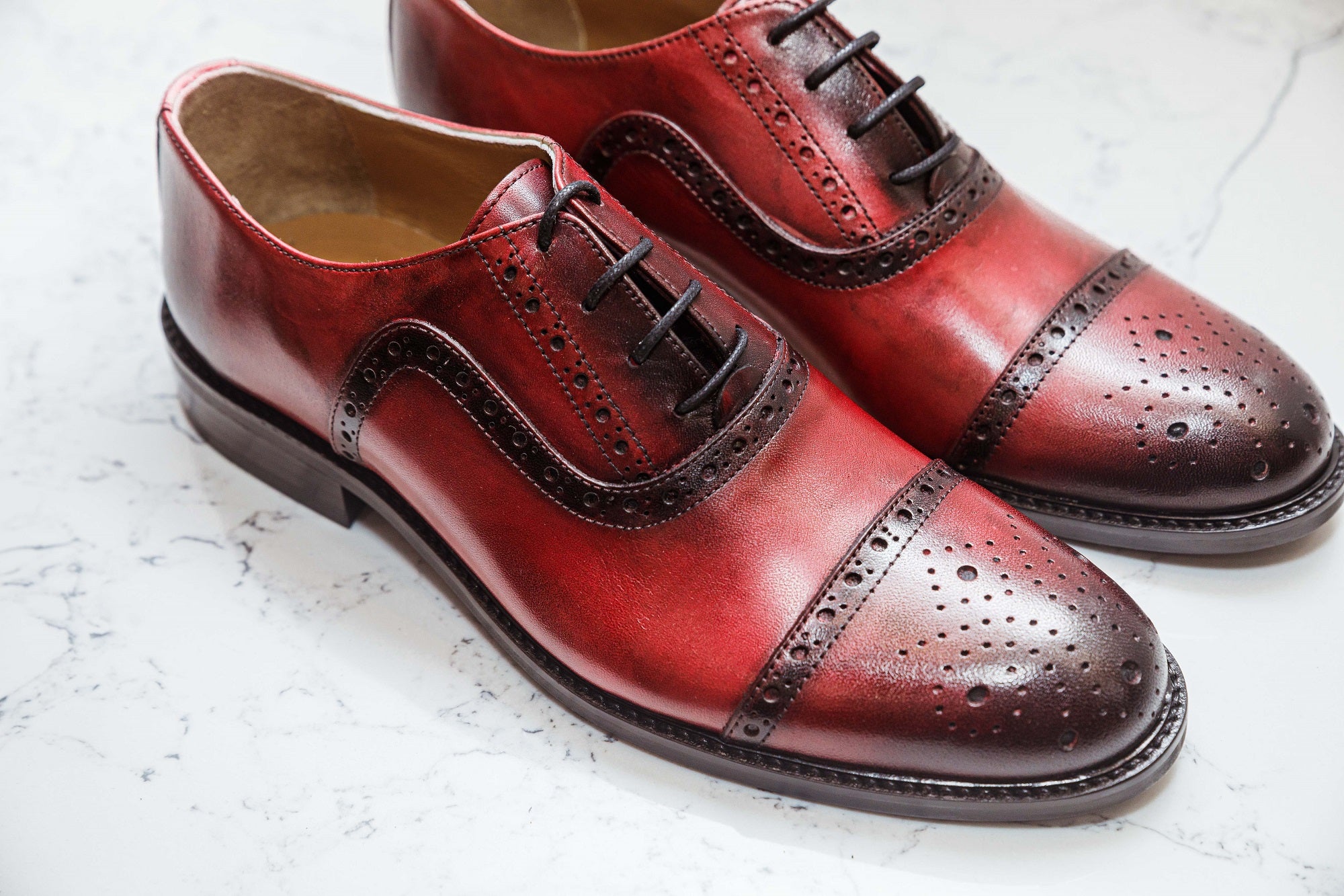 Handmade brogues best sale