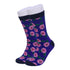 Dress socks - Rose and Purple - Sock by Urbbana