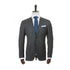 Zegna Cloth - Charcoal Pinstripe Suit - Suit by Urbbana