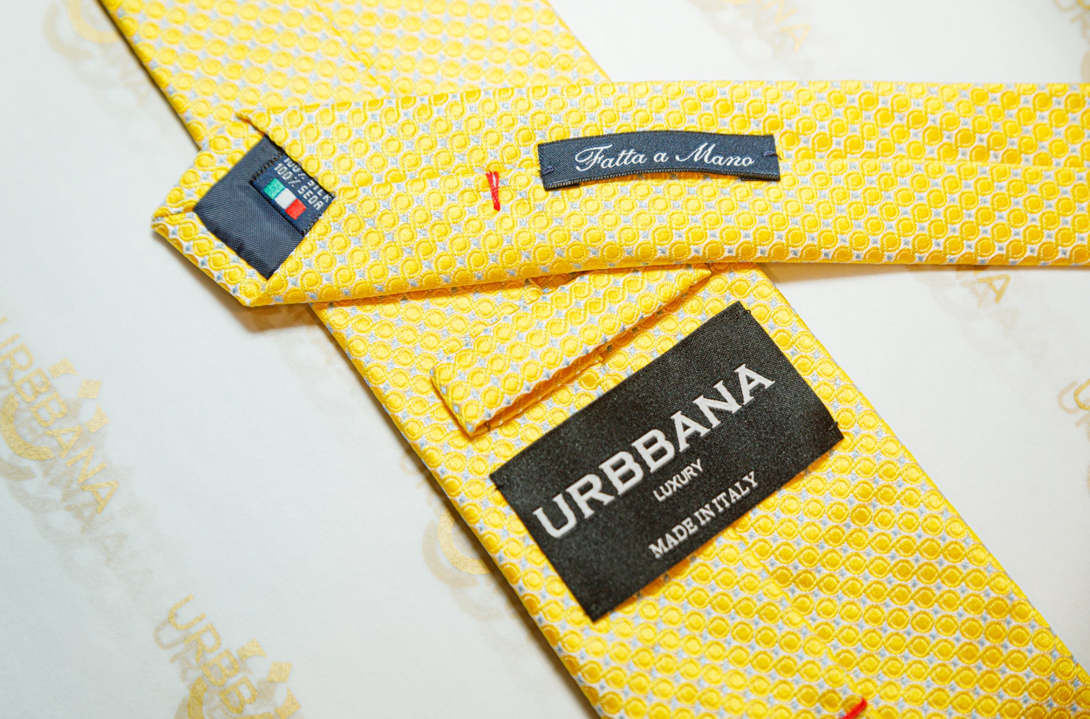The Cuadro Silk Tie - Made in Italy