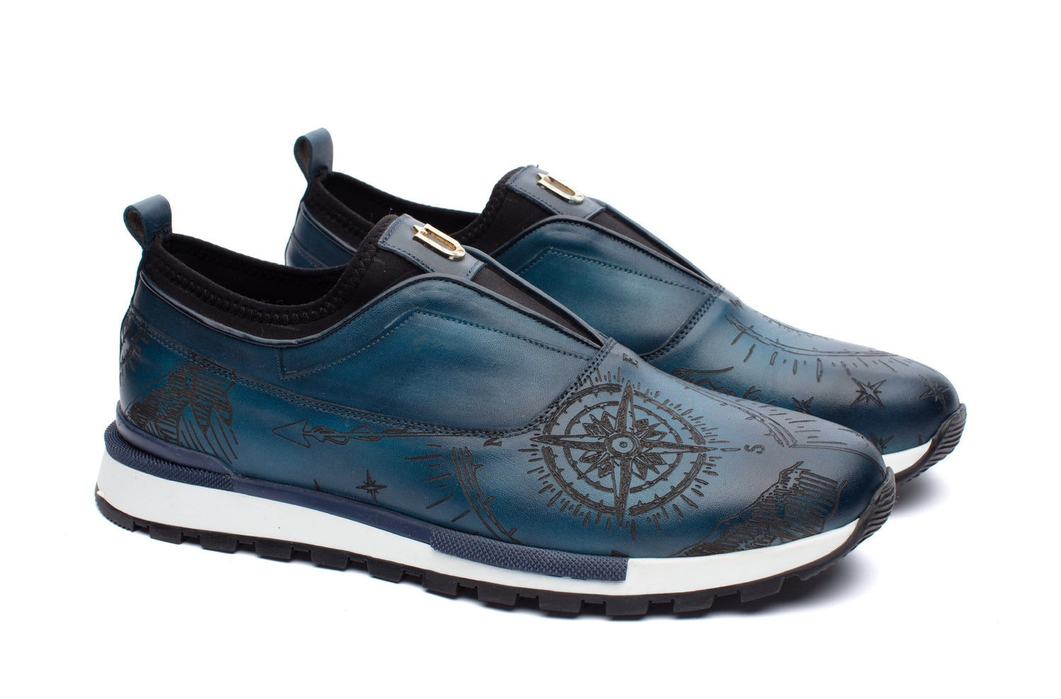 The Compass Sneakers - Blue - Sneaker by Urbbana