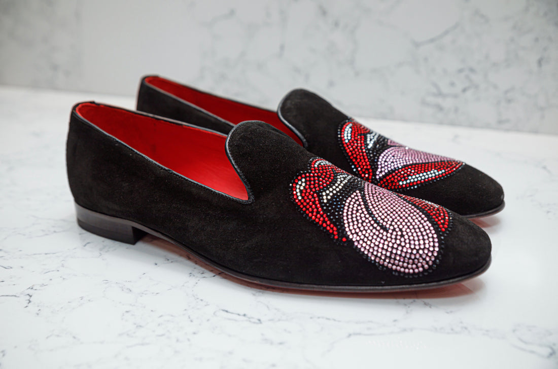 The Pink Tongue Diamond Loafers