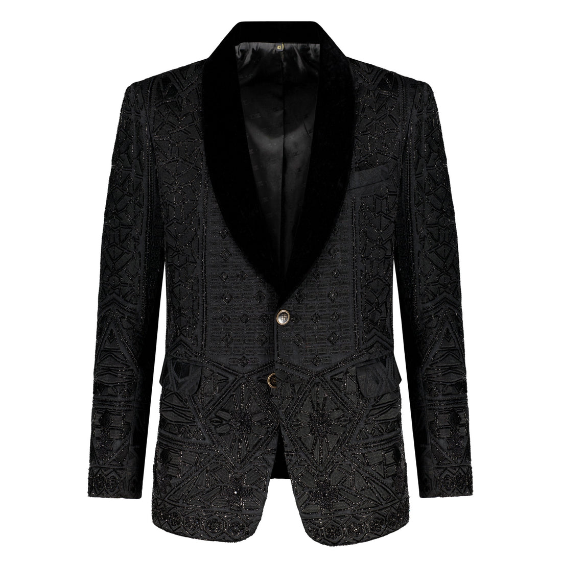 The Volkan Crystal Beaded Jacket - Ceremony Jacket