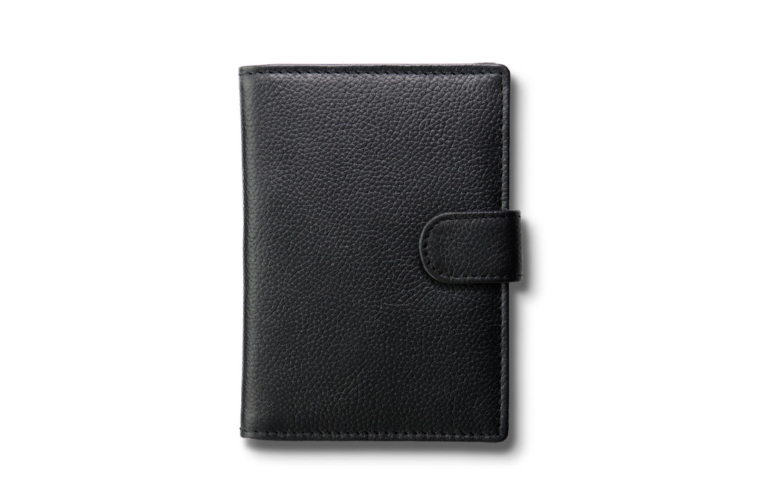 The Passport Wallet - Black - URBBANA Luxury Wallet Collection