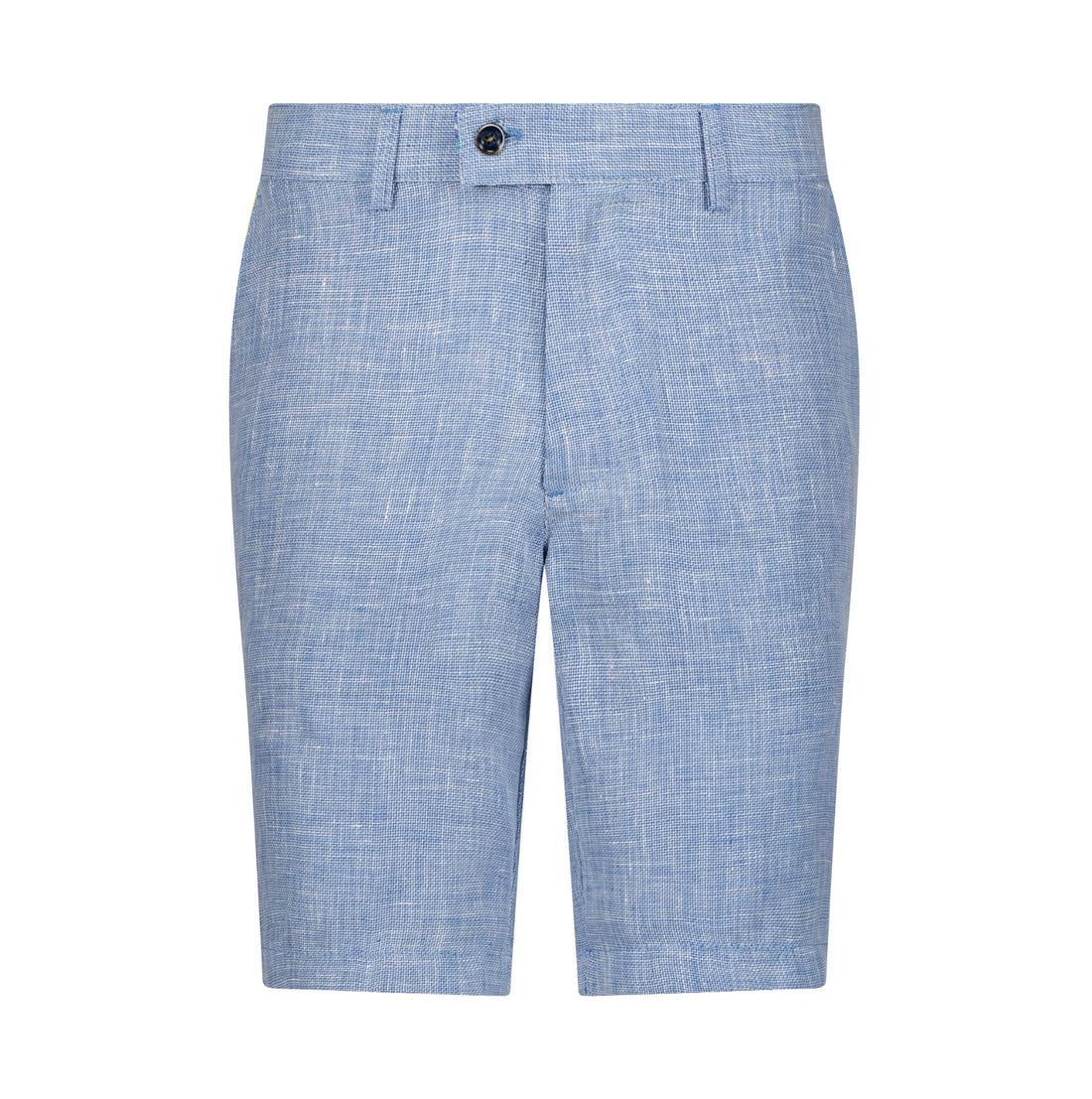 The Dante Linen Shorts - Ice Blue