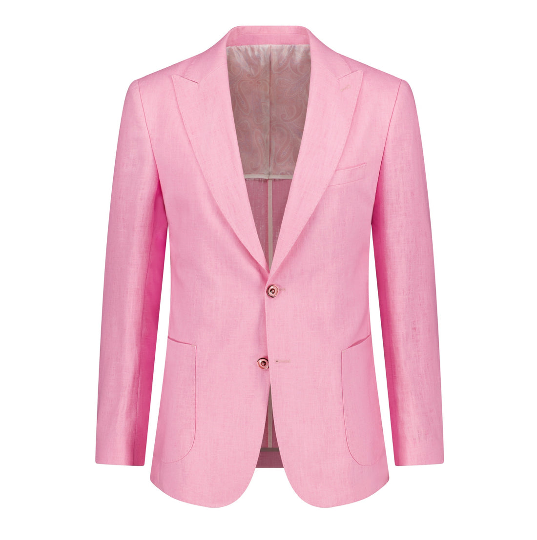 The Pembe Linen Jacket - Pink Jacket by Urbbana