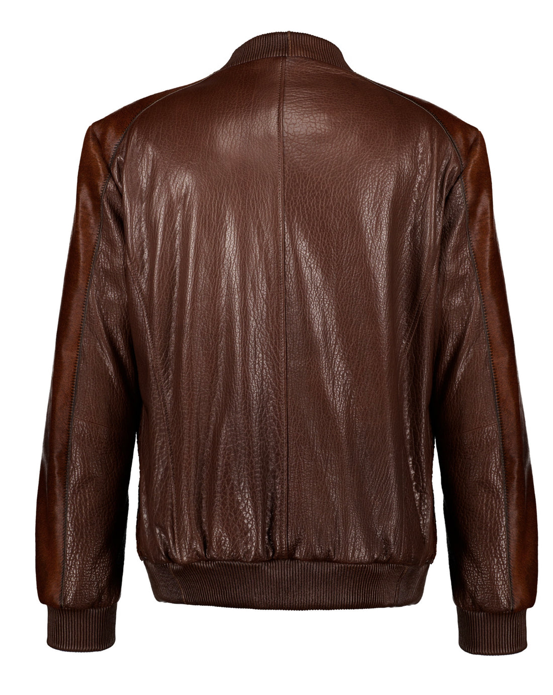 Horsehair Leather Jacket - Cognac Brown - Leather Jacket by Urbbana
