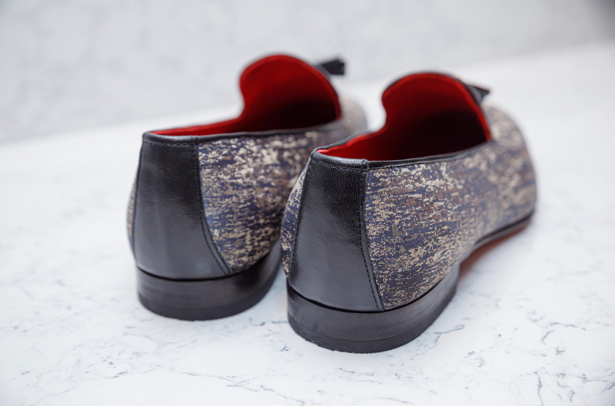 The Showtime Loafers - Purple/Gold - Loafers by Urbbana