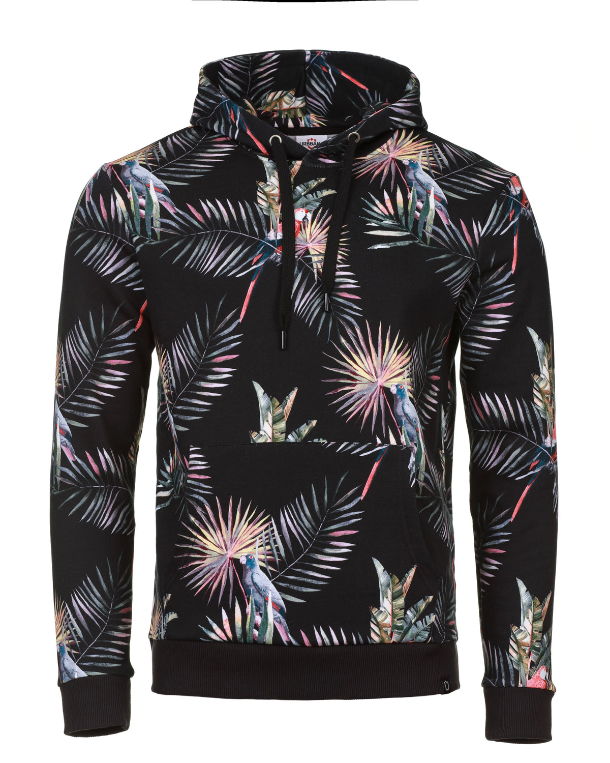 Tropical Hoodie - Black - Sweater by Urbbana